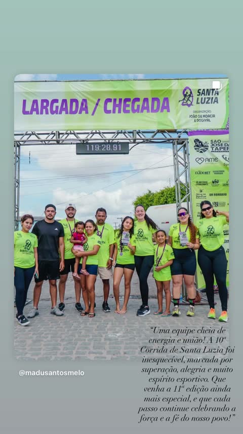 Corrida Padroeira de Santa Luzia 2025 — momento 5